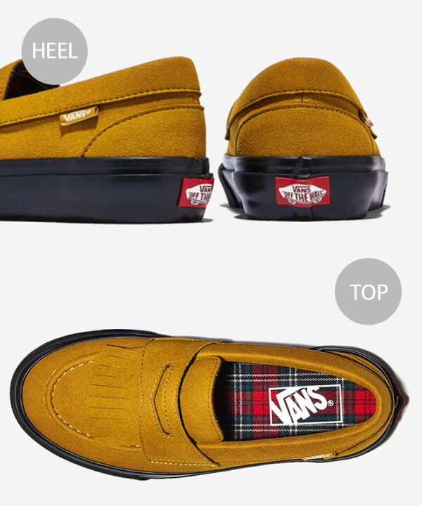 楽天市場 VANS バンズ スニーカー FUDGE LOAFER MUSTARD V196CF FDG ファッジ ローファ マスタード イエロー ブラック メンズ レディース 男性用 女性用 セレクトショップ a-clo