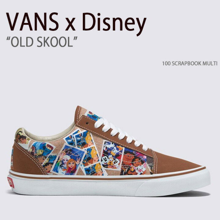 楽天市場】VANS バンズ スニーカー OLD SKOOL DISNEY 100 SCRAPBOOK  