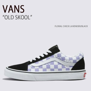 VANS oY Xj[J[ OLD SKOOL FLORAL CHECK LAVENDER BLACK VN0007NTO95 I[hXN[ t[`FbNx_[ ubN Y fB[X jp p