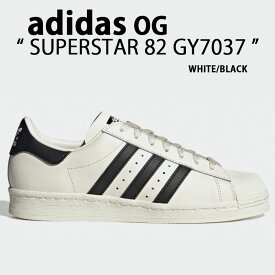 adidas originals アディダス スニーカー SUPERSTAR 82 GY7037 スーパースター82 WHITE BLACK シューズ レザー 本革 ホワイト ブラック メンズ レディース【中古】未使用品