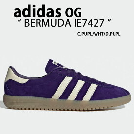 adidas originals アディダス スニーカー BERMUDA IE7427 バミューダ シューズ PURPLE GUM スエード スウェード パープル ラバーアウトソール メンズ レディース【中古】未使用品