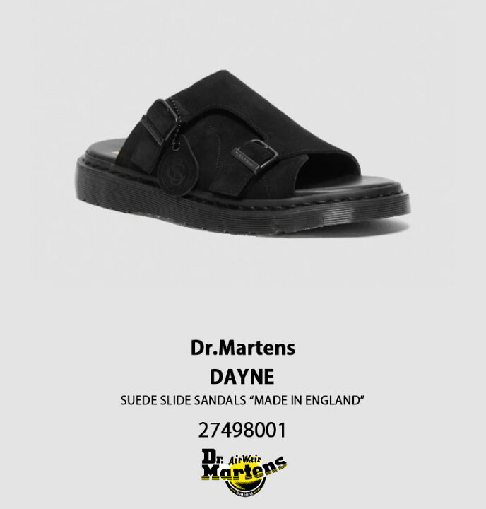 DR.MARTENS MIE DAYNE スウェード ストラップ サンダル - サンダル 