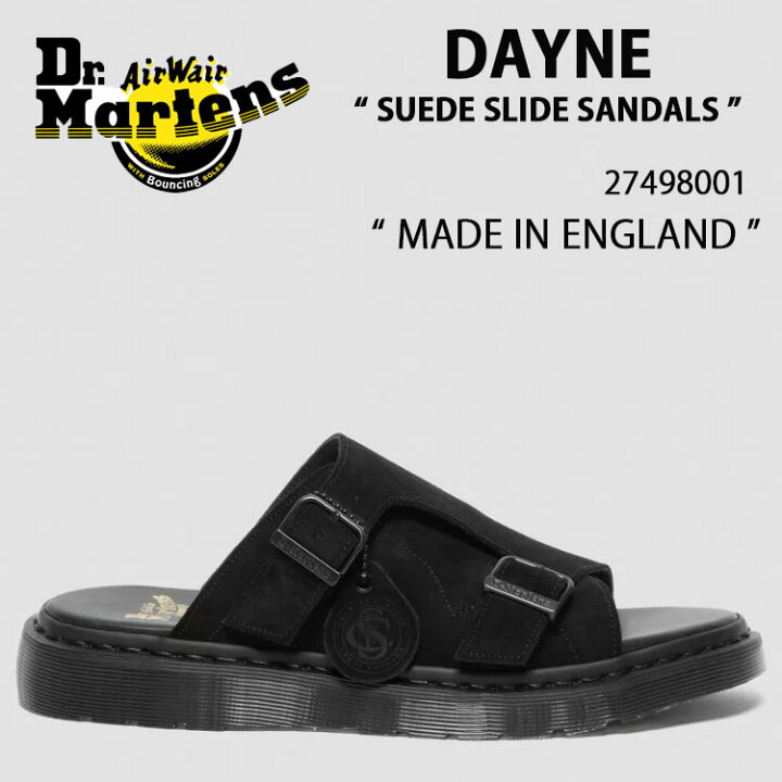 DR.MARTENS MIE DAYNE スウェード ストラップ サンダル - サンダル 
