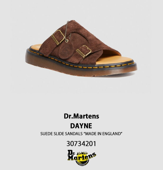 ドクターマーチン デイン スウェード スエード スライド サンダル 