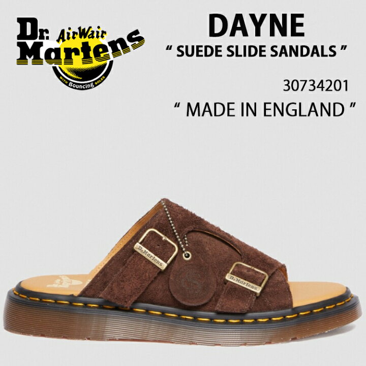 DR.MARTENS MIE DAYNE スウェード ストラップ サンダル - サンダル 