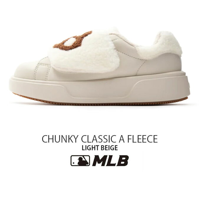 楽天市場】MLB エムエルビー スニーカー CHUNKY CLASSIC A FLEECE 