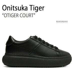 Onitsuka Tiger IjcJ^CK[ Xj[J[ OTIGER COURT BLACK Y fB[X jp p 1182A621.001