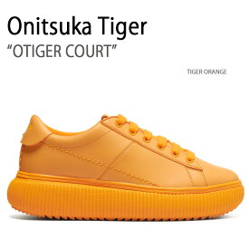 Onitsuka Tiger オニツカタイガー スニーカー OTIGER COURT TIGER ORANGE メンズ レディース 男性用 女性用 1182A621.801 【中古】未使用品