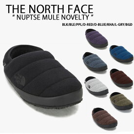 THE NORTH FACE ノースフェイス ミュール ウールサンダル NUPTSE MULE NOVELTY ヌプシミュールノベルティ サンダル スリッパ 室内履き 外履き 上履き オフィス BLACK シューズ ブラック NS93P73A/B/C/D/E/F/G/H【中古】未使用品