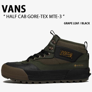 VANS oY Xj[J[ HALF CAB GORE-TEX MTE-3 GRAPE LEAF BLACK VN0009QWKEK n[tLu SAebNXMTE-3 O[v[t ubN Y fB[X jp p