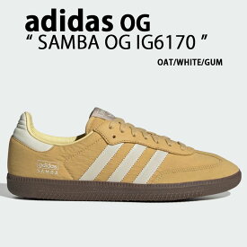 adidas originals アディダス スニーカー SAMBA OG IG6170 サンバ オリジナル OATMEAL WHITE GUM シューズ ナイロン リフレクター 反射 オートミール ホワイト ガムラバーソール メンズ レディース【中古】未使用品