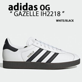 adidas originals アディダス スニーカー GAZELLE IH2218 ガゼル WHITE BLACK GOLD シューズ ホワイト ブラック ゴールド メンズ レディース【中古】未使用品