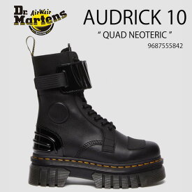 Dr.Martens ドクターマーチン QUAD NEOTERIC AUDRICK 10 ホール ブーツ 30970001 BLACK ブラック レディース 女性用【中古】未使用品