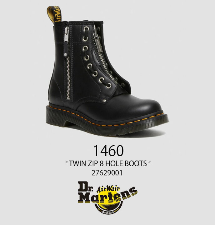 楽天市場】Dr.Martens ドクターマーチン 8ホール ブーツ 1460 TWIN ZIP 