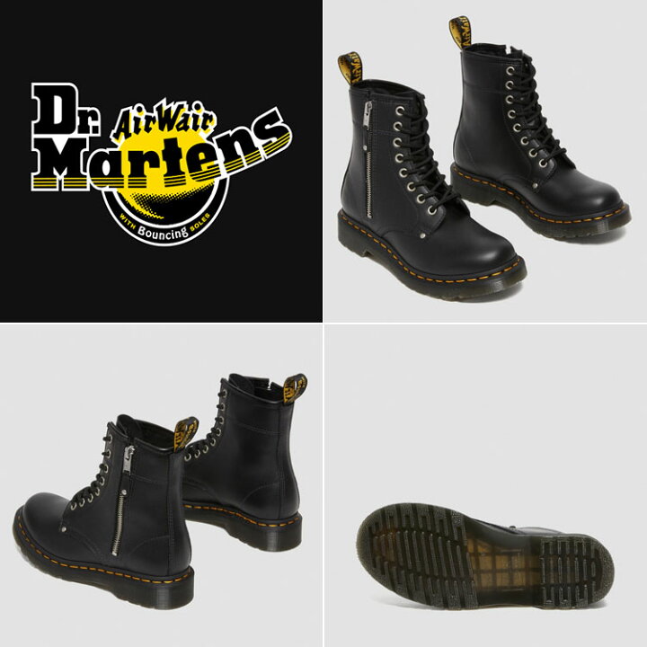 楽天市場】Dr.Martens ドクターマーチン 8ホール ブーツ 1460 TWIN ZIP 
