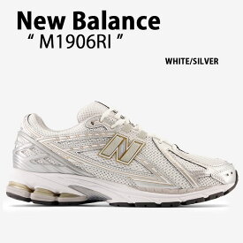 New Balance ニューバランス スニーカーM1906RI WHITE SILVER シューズ NewBalance1906 ニューバランス1906 メッシュアッパー ホワイト シルバー メンズ レディース【中古】未使用品