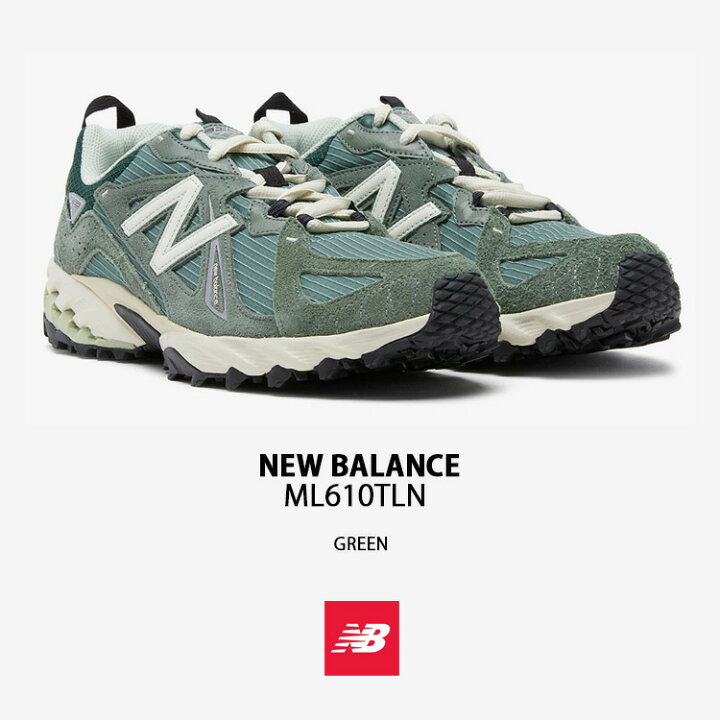 楽天市場】New Balance ニューバランス スニーカーML610TLN グリーン 