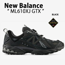 New Balance ニューバランス スニーカー ML610XJ GORE-TEX BLACK シューズ ゴアテックス NewBalance610x ニューバランス610x ブラック アウトドア メンズ【中古】未使用品