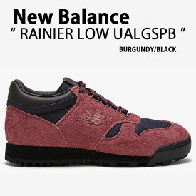 New Balance ニューバランス ブーツ シューズ RAINIER LOW UALGSPB BURGUNDY BLACK レーニア スエード ハイキングシューズ マウンテンシューズ バーガンディ ブラック メンズ レディース【中古】未使用品