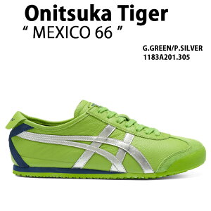 Onitsuka Tiger IjcJ^CK[ Xj[J[MEXICO 66 GARDEN GREEN PURE SILVERY fB[X jp p 1183A201.305