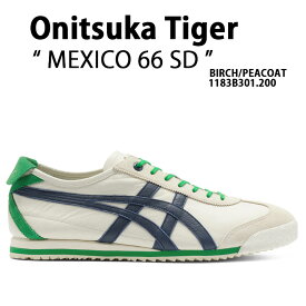 Onitsuka Tiger オニツカタイガー スニーカーMEXICO 66 SD BIRCH PEACOAT メンズ レディース 男性用 女性用 1183B301.200【中古】未使用品