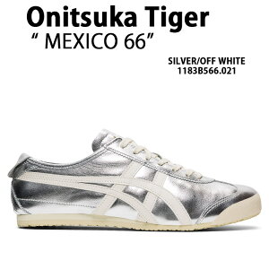 Onitsuka Tiger IjcJ^CK[ Xj[J[MEXICO 66 SILVER OFF WHITE Y fB[X jp p 1183B566.021