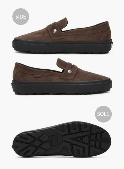 楽天市場】VANS バンズ ローファー STYLE 53 LOAFERS BROWN 