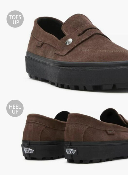 楽天市場】VANS バンズ ローファー STYLE 53 LOAFERS BROWN 