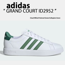 adidas Sportswear アディダス GRAND COURT 2.0 ID2952 CLOUD WHITE PRELOVED GREEN COLLEGIATE GREEN スポーツウェア グランド コート 2.0 コールド ホワイト プレラブド グリーン カレッジエイト グリーン メンズ 【中古】未使用品