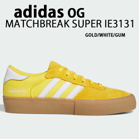 adidas originals アディダス スニーカー MATCHBRAK SUPER IE3131 マッチブレイク スーパー GOLD WHITE GUM シューズ スケートシューズ スケボー ゴールド ホワイト ガムソール メンズ レディース【中古】未使用品