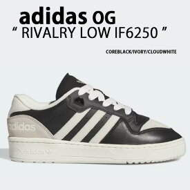 adidas Originals アディダス オリジナルス RIVALRY LOW IF6250 CORE BLACK IVORY CLOUD WHITE ライバリーロー コアブラック アイボリー コールドホワイト メンズ レディース【中古】未使用品