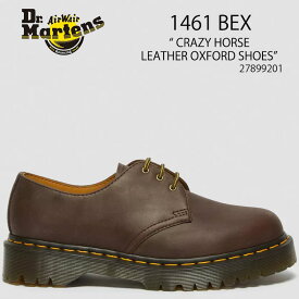 Dr.Martens ドクターマーチン レザーシューズ 1461 BEX CRAZY HORSE LEATHER OXFORD SHOES 27899201 Dark Brown 3EYE 3ホール シューズ メンズ 男性用【中古】未使用品