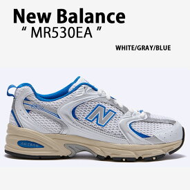 New Balance ニューバランス スニーカー MR530EA WHITE GRAY BLUE シューズ メッシュ NewBalance530 ニューバランス530 ランニングシューズ ホワイト グレー ブルー メンズ レディース【中古】未使用品