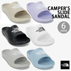 THE NORTH FACE ノースフェイス シャワーサンダル CAMPER’s SLIDE サンダル スライドサンダル スライダー BLACK WHITE BEIGE GRAY BLUE LILAC アウトドア キャンプ NS92Q03A/B/C/D/E/F【中古】未使用品