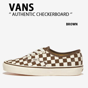 VANS oY Xj[J[ AUTHENTIC CHECKERBOARD BROWN VN000BW5BRO I[ZeBbN `FbJ[{[h uE Y fB[X jp p
