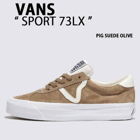 VANS バンズ スニーカー SPORT 73LX PIG SUEDE OLIVE VN000CQBOLV スポーツ 73LX ピッグスエード オリーブ メンズ レディース 男性用 女性用 【中古】未使用品