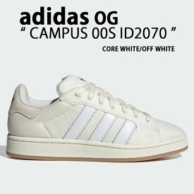 adidas Originals アディダス スニーカー CAMPUS 00S WHITE OFFWHITE ID2070 キャンパス00S シューズ コアホワイト オフホワイト クラシック メンズ レディース【中古】未使用品