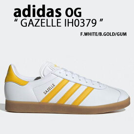 adidas originals アディダス スニーカー GAZELLE IH0379 ガゼル WHITE GOLD GUM シューズ テラス系 T-トゥ ホワイト ゴールド ガム メンズ レディース【中古】未使用品