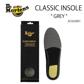 Dr.Martens ドクターマーチン インソール 中敷き CLASSIC INSOLE AC024001 BLACK クラシック インソール グレー メンズ レディース 男性用 女性用 男女兼用【中古】未使用品