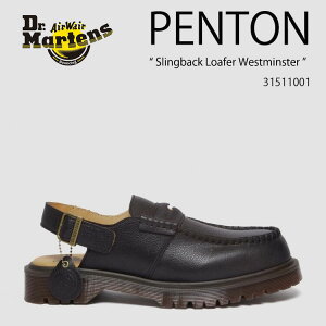 Dr.Martens hN^[}[` [t@[ Penton Slingback Loafer Westminster 31511001 BLACK yg XOobN ubN