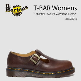 Dr.Martens ドクターマーチン ストラップシューズ T-BAR REGENCY LEATHER MARY JANE SHOES 31528248 Whiskey Regency Calf Tバー シューズ レディース 女性用【中古】未使用品