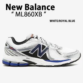 New Balance ニューバランス スニーカー ML860XB WHITE ROYAL BLUE シューズ 860v2 New BalanceML860 ニューバランスML860 メッシュアッパー ランニングシューズ ホワイト ロイヤルブルー メンズ レディース【中古】未使用品