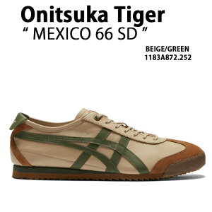 Onitsuka Tiger IjcJ^CK[ Xj[J[MEXICO 66 SD BEIGE GREEN Y fB[X jp p 1183A872.252