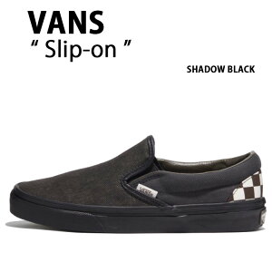 VANS oY Xj[J[ SLIP-ON Vainl Archive SHADOW BLACK VN000BVZRUX Xb| VhE ubN Y fB[X jp p