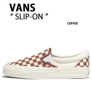 VANS oY Xj[J[ CHECKERBOARD SLIP-ON REISSUE 98 LX COFFEE VN000CSECFF Xb| CV[ R[q[ Y fB[X jp p