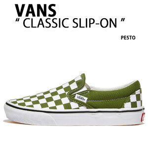 VANS oY Xj[J[ VANS CLASSIC SLIP-ON COLOR THEORY CHECKERBOARD PESTO VN000D03CIB oY NVbN Xb| `FbJ[{[h yXg Y fB[X jp p