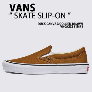 VANS oY Xb| SKATE SLIP-ON DUCK CANVAS GOLDEN BROWN VN0A2Z311M71 V[Y XP[gXb| _bNLoX S[fuE EgNbV XPV[ Y fB[X
