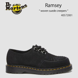 Dr.Martens ドクターマーチン レザーシューズ Ramsey woven suede creepers 40572001 Black E.H.Suede ブラック メンズ レディース 男性用 女性用 【中古】未使用品