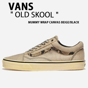 VANS oY Xj[J[ OLD SKOOL MUMMY WRAP CANVAS BEIGE BLACK VN000CP5EBS }~[bvLoX x[W ubN fB[X Y jp p