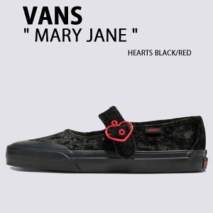 VANS oY Xj[J[ MARY JANE HEARTS BLACK RED VN000CRR458 [WF[ n[g ubN bh fB[X p